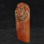 Antiker Stempel mit 2 Goldfischen